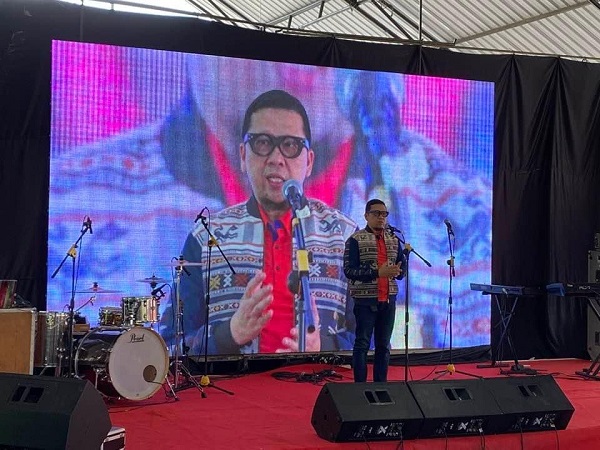Komisi II DPR RI Ahmad Doli Kurnia Tanjung, saat jadi Narasumber saat Bedah Musik Kebangsaan di UNA. Waspada/Bustami CP