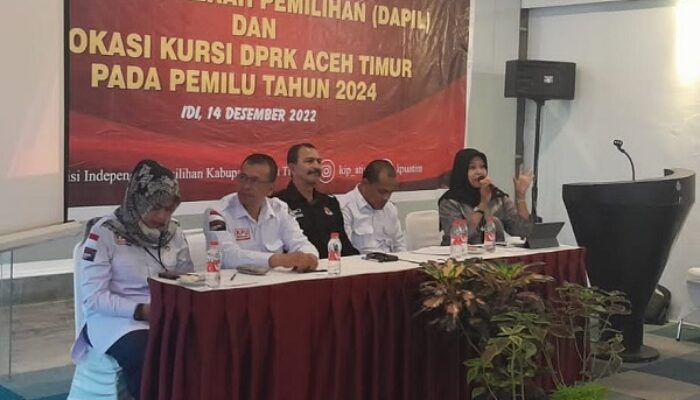 Pemilu 2024, Dewan Aceh Timur Tetap 40 Kursi