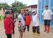 Pj Wali Kota Tebingtinggi Tinjau Beberapa Lokasi Banjir