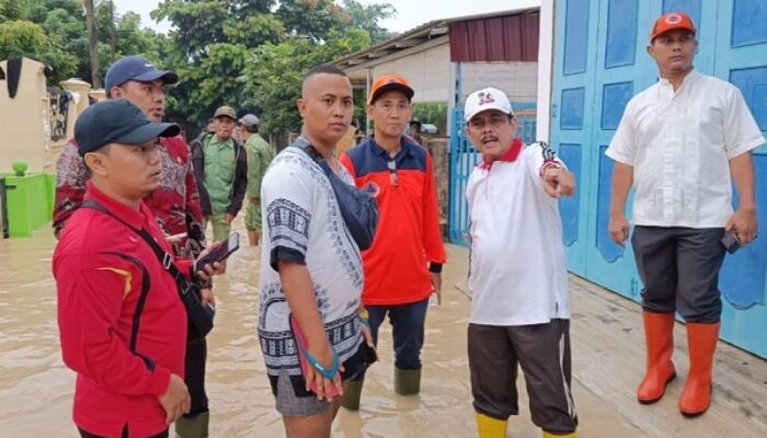 Pj Wali Kota Tebingtinggi Tinjau Beberapa Lokasi Banjir