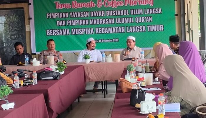 Pimpinan YDBU Dan MUQ Langsa Temu Ramah Bersama Muspika