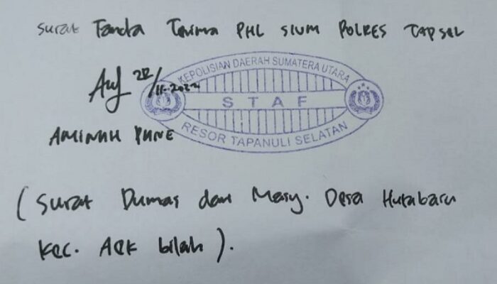 Kades Non Aktif Huta Baru Tapsel Diadukan Ke Polisi