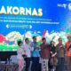 Para peraih penghargaan berfoto bersama usai Rakornas Kepariwisataan 2022 di Hotel Grand Sahid Jakarta, Kamis (15/12) malam. (Waspada/Ist)