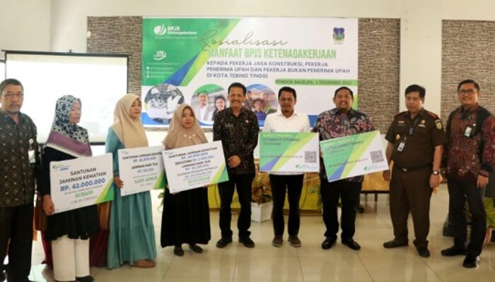 BPJS Ketenagakerjaan Kanca Tebingtinggi Sosialisasi Manfaat BPJS
