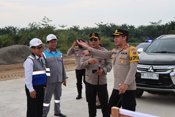 Antisipasi Macet, Kapoldasu Pastikan Kesiapan Jalur Tol Tebingtinggi - Indrapura