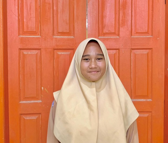 Najwa Balqis peraih prestasi Nasional Mapel Biologi. Waspada/Ist