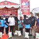 BUPATI Batubara Ir. H. Zahir, M.AP, di tengah meramaikan kegiatan Gebyar Kecamatan sebagai bentuk rasa syukur sekaligus mempererat solidaritas, Pemkab Batubara.Waspada/Iwan Has