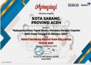 Kepala BKKBN Apresiasi Pemko Sabang Atas Capaian Pemutakhiran Pendataan Keluarga Tahun 2022