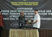 Pemerintah Aceh Terima Laporan Hasil Pemeriksaan Atas Kinerja Percepatan Penurunan Stunting Dari BPK-RI