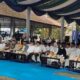 Pj.Gubernur Aceh Achmad Marzuki bersama Forkopimda dan para SKPA menghadiri peringatan 18 Tahun gempa dan tsunami Aceh di kuburan massal Gampong Siron, Aceh Besar, Senin (26/12/22). (Waspada/T.Mansursyah)
