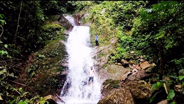 Objek wisata Air Terjun Silayang-layang, menyimpan pesona alam sangat menakjubkan, tapi, kok, justru seperti 'terlantar'?. Waspada.id/dok