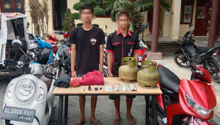 Dua Pencuri Diringkus Sat Reskrim Polres Langsa