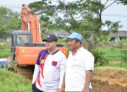 Geliat Pembangunan Kantor Bupati Batubara, Zahir Tinjau Perataan Lahan