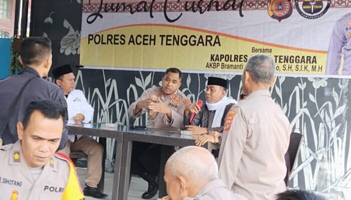 Jalin Silaturahmi, Kapolres Agara Gelar Jumat Curhat