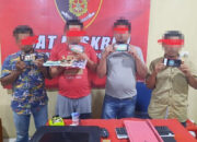 Polisi Agara Ringkus 4 Orang Tersangka Judi Online