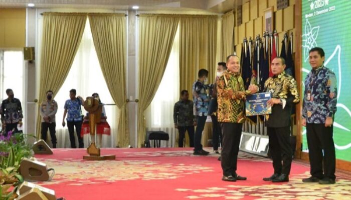 Bupati Batubara Zahir Terima DIPA Dan TKD 2023
