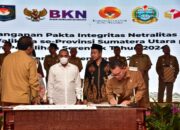 Bupati Toba Tandatangani Pakta Integritas Netralitas ASN