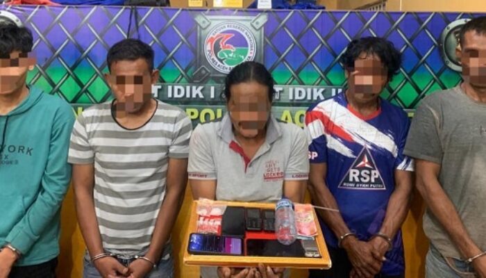 Polres Abdya Ringkus 6 Tersangka Penyalahgunaan Narkotika