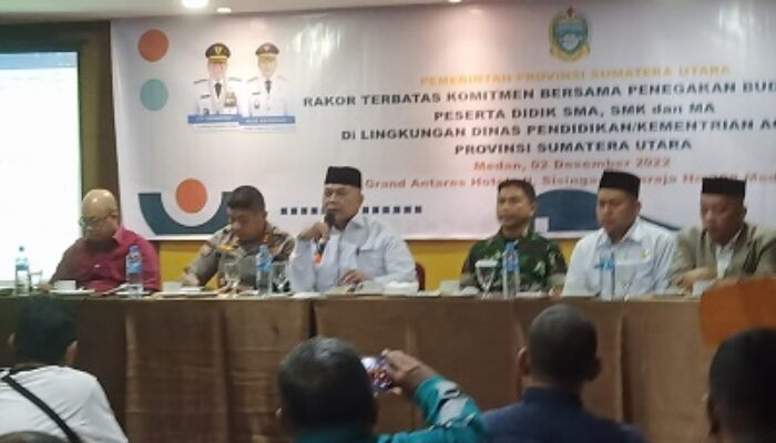 Siapkan Pelajar Berbudi Pekerti Disdiksu Susun Draf SOP