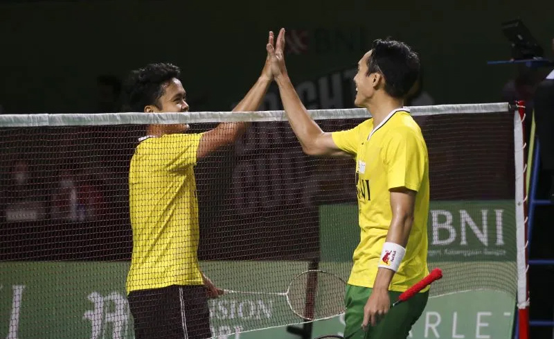 Ginting, Jonatan Tembus Semifinal World Tour Finals 2022