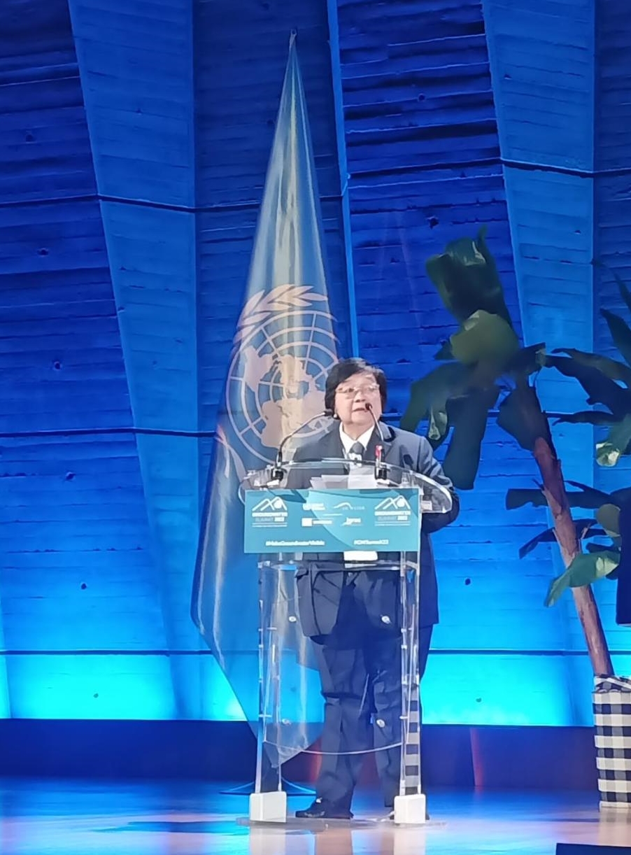 Di Forum UN Water Summit on Groundwater, Menteri LHK Sampaikan Langkah Indonesia Kelola Air Tanah