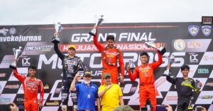 Kroser Astra Honda Dominasi Podium Kejurnas Motocross 2022