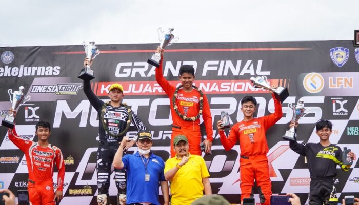 Kroser Astra Honda Dominasi Podium Kejurnas Motocross 2022