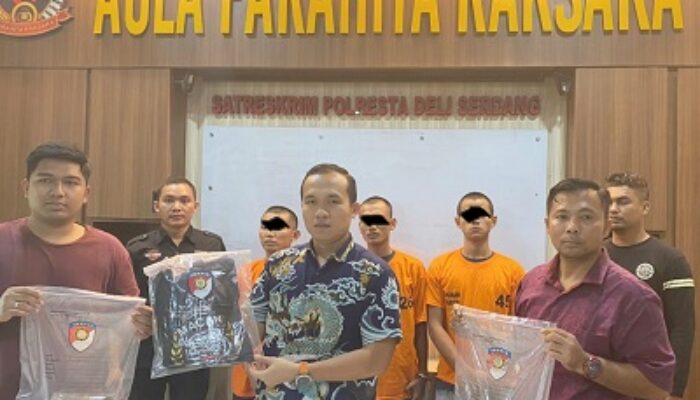Kurang 24 Jam, Polresta DS Tangkap Tiga Perampok Sekap Pengendara Sepeda Motor