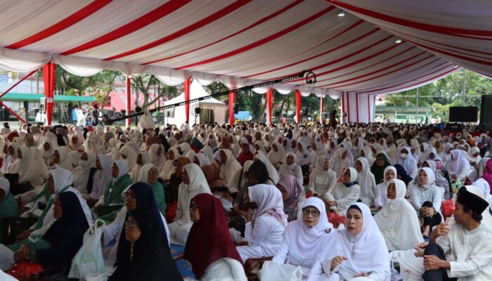Kapolrestabes Medan Hadiri Dzikir Dan Tausiyah Di Malam Pergantian Tahun