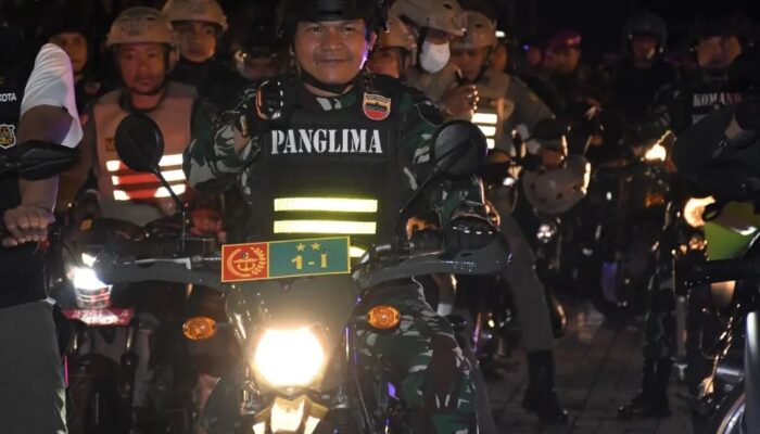 Pangdam I/BB Patroli Bersama Forkopimda Mengamankan Malam Tahun Baru