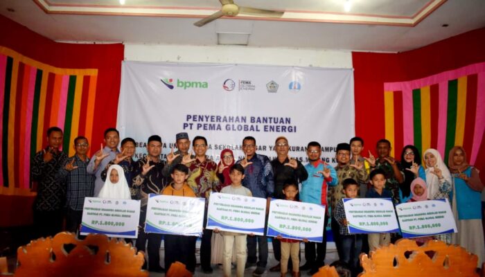 70 Siswa Yatim Dhuafa dan Keluarga Pra Sejahtera Aceh Utara Terima Beasiswa PGE