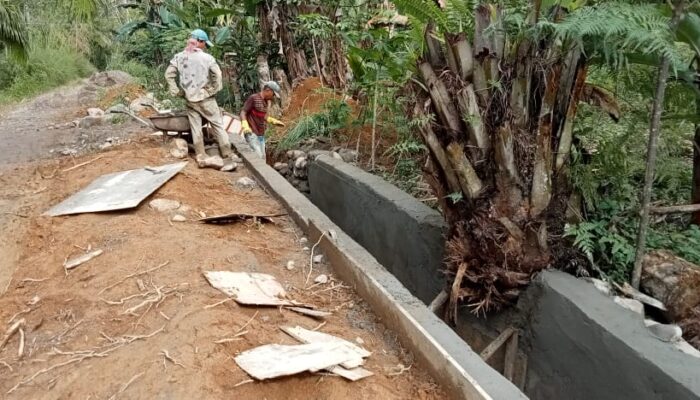 Warga Pertanyakan Kualitas Proyek Drainase Menuju TPU Ippos