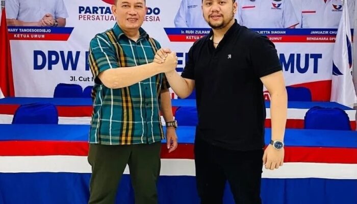 Peduli Milenial, Ketua DPD KNPI Medan Daffasya Sinik Resmi Gabung Perindo