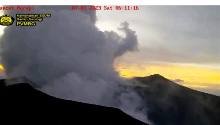 Gunung Marapi Erupsi, Status Waspada