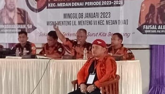 Guntur Sahputra Pimpin PAC Pemuda Pancasila Medan Denai Masa Priode 2023-2026