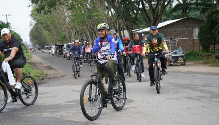 Gowes Bupati Asahan Bersama OPD