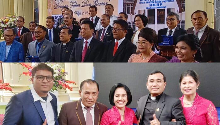 Terima Penghargaan HKBP, Ketua PSI Taput Ucapkan Selamat Kepada Sabar Panggabean
