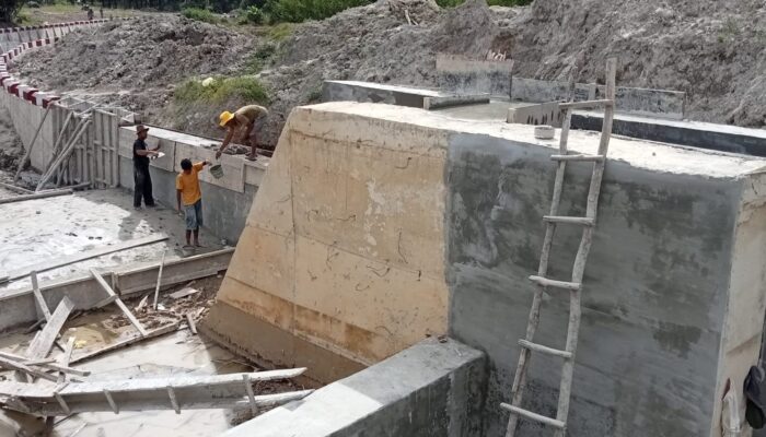 Proyek BWS Sumut ll TA 2022 Di Samosir Masih Dikerjakan