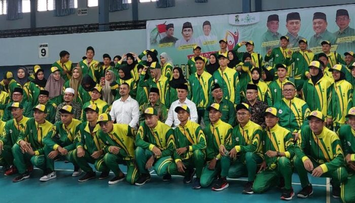 Wagubsu Lepas Seratusan Kontingen Bertanding Ke Porseni Nahdlatul Ulama Di Solo