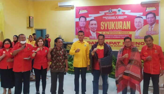 SOKSI Sumut Gelar Rapat Pleno Dan Syukuran Ketua Umum Terpilih