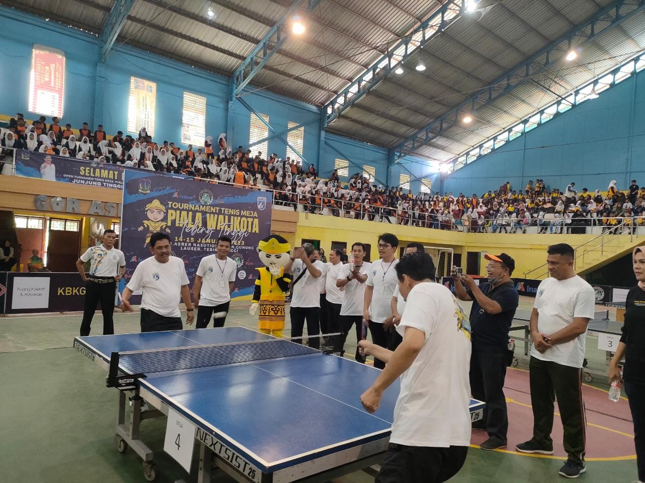 Turnamen Tenis Meja Piala Wali Kota Tebingtinggi Bergulir