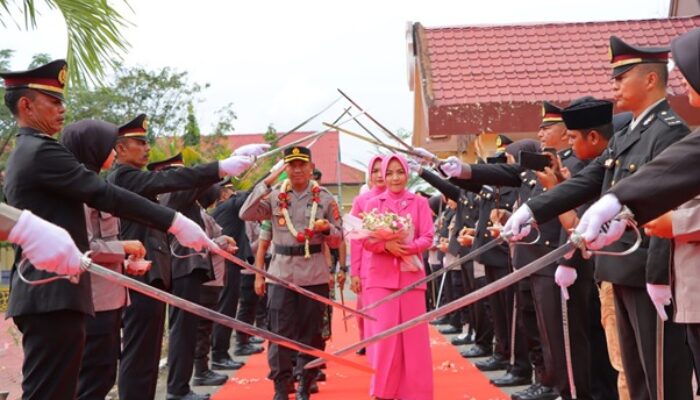 WMT Yudha Ucapkan Selamat Pisah Sambut Kapolres Aceh Tamiang