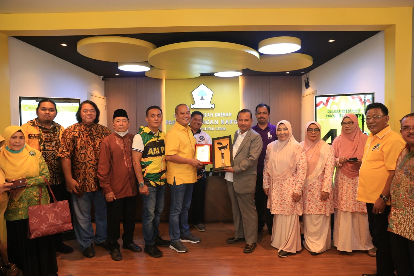 Golkar Sumut Terima Kunjungan Partai Amanah Negeri Malaka
