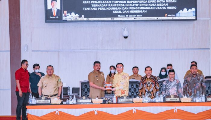 Pemko Medan Apresiasi Ranperda Perlindungan Dan Pengembangan UMKM