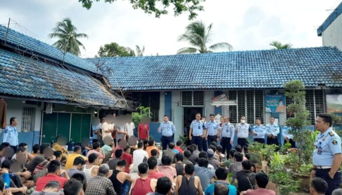 Lapas Klas IIB Tebingtinggi Razia Blok WBP