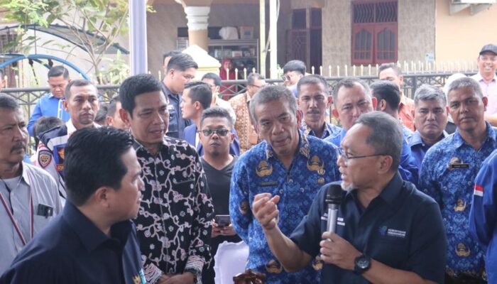 Menteri Perdagangan Dan Menteri BUMN Kunjungi Kota Binjai