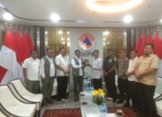 Temui Kepala BNPB, Pj Bupati Agara Usulkan Dana Rehab Paska Banjir Rp10.5 Miliar