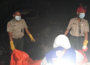 Rumah  Di Jalan Brigjen Hamid Terbakar, Dua Korban Tewas 