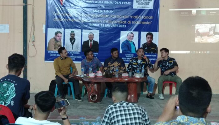 Satma AMPI Binjai Dan FKMTI Gelar Dialog Bahas Mafia Tanah