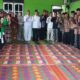 Syahrul Pasaribu bersama para tokoh dan masyarakat yang menghadiri syukuran pelantikan Syafruddin Siregar sebagai Kepala Desa Siala Gundi, Kec Sipirok, Kab. Tapsel. (Waspada/Ist)